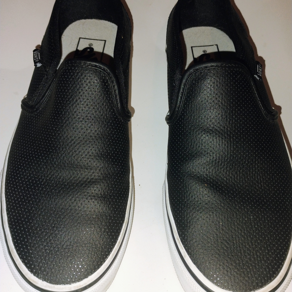 Black Slip-On Men's Shoes